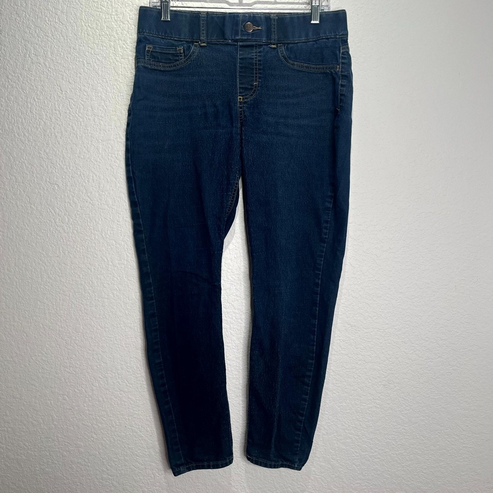 Lee Sculpting Curvy Jeans Womens Medium Blue Denim Cotton Slim Fit Skinny Leg 31